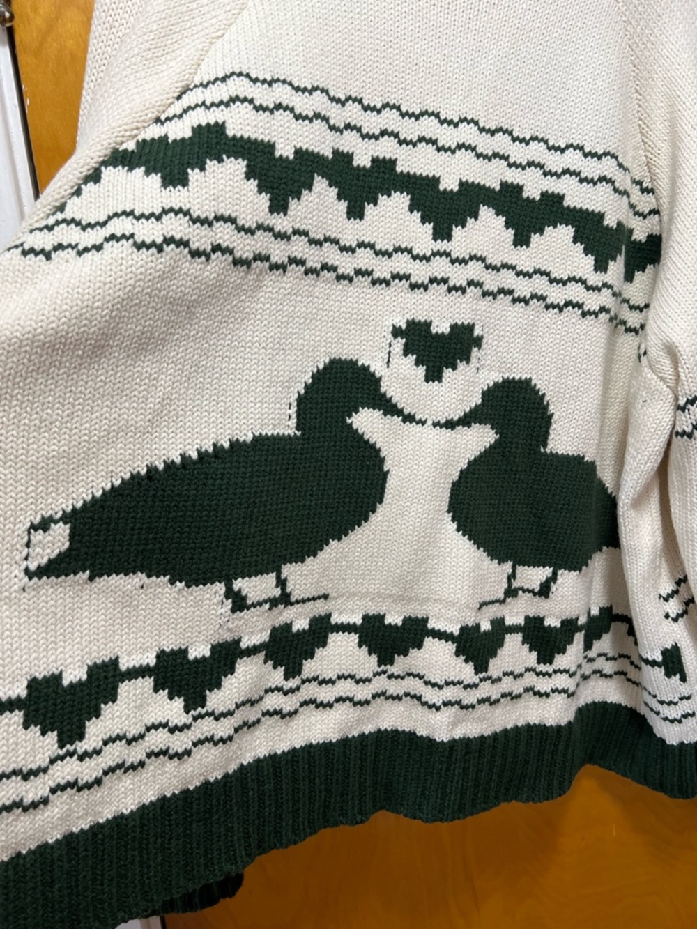 Anthropologie Duck Fair Isle Open Cardigan - Picture 11 of 11